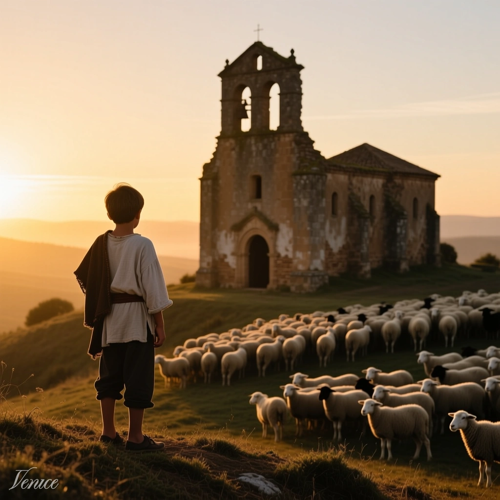 A Shepherd In Andalusia
