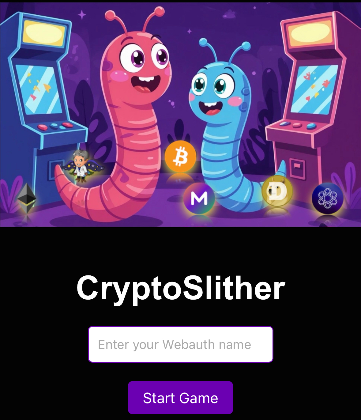 Crypto Slither Game